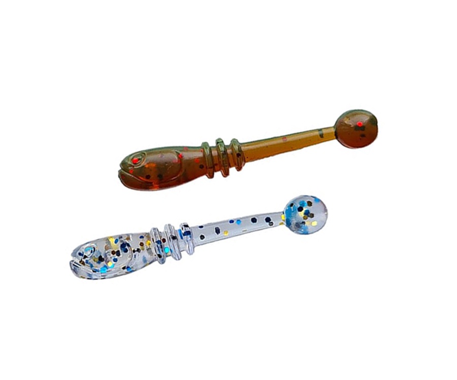Виброхвост Crazy Fish Whitebait 0.8" #14/40 Кальмар