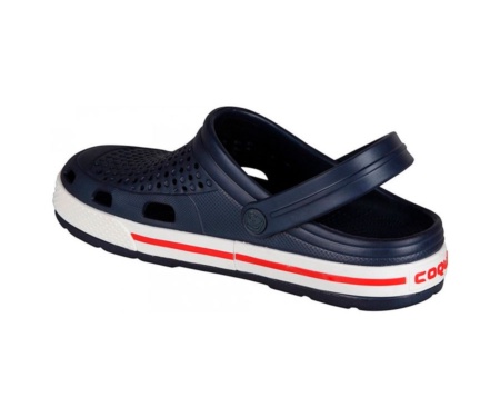 Сабо Coqui 6403 Navy/White Navy 45