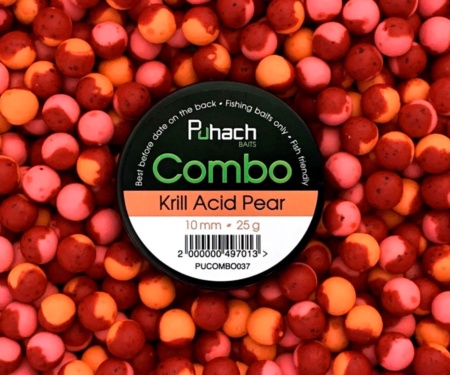 Бойли Puhach Baits Combo 10мм Krill Acid Pear