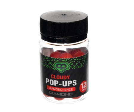 Бойлы плавающие Carp Pro Diamond Cloudy Pop-Ups Diamond Spice 12мм