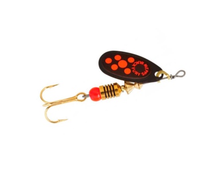 Блешня Mepps Black Fury Black/Orange 4.5г