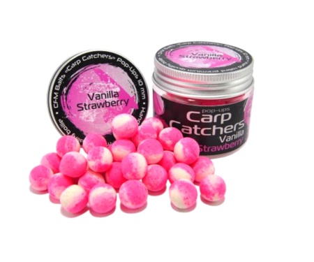 Бойлы Carp Catchers pop-up Vanilla Strawberry 8мм
