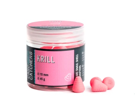 Бойлы Carp Catchers Fluo Snail Shell Wafters Krill 15 мм