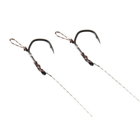 Готовий повідець Carp Pro 15см Sinking Braid 25 lb x8 PTFE Wide Gape Сapture №4