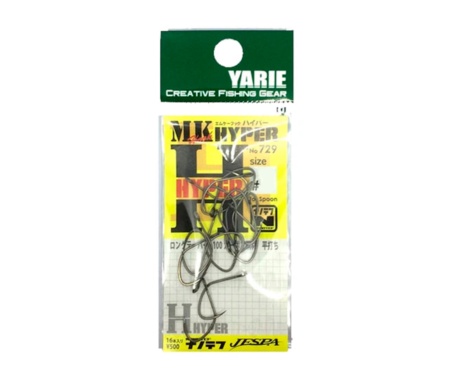 Гачки Yarie 729 MK Hook Hyper №6 Nanotef