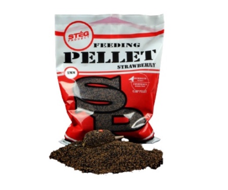 Пеллетс Steg Feeding Pellet 8мм 800г Strawberry