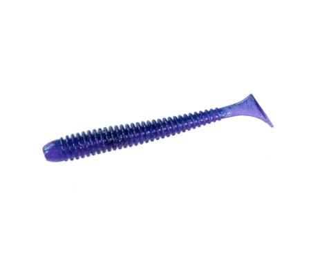 Виброхвост Angry Baits Zander Worm 4.5" #50 June Bug UV