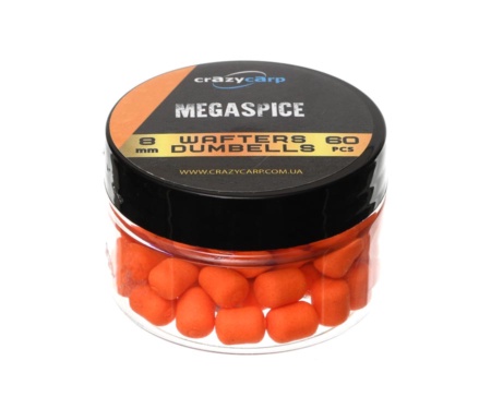 Бойли Crazy Carp Wafters Dumbbells Megaspice 8мм