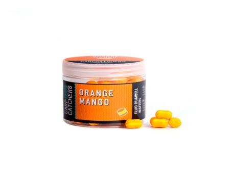 Бойлы Carp Catchers Fluo Dumbell Wafters 10x7мм Orange Mango