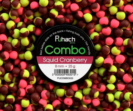 Бойли Puhach Baits Combo 8мм Squid Сranberry
