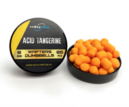 Бойли Crazy Carp Wafters Acid Tangerine 8мм