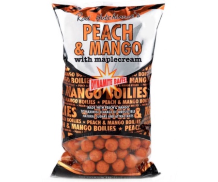 Бойли Dynamite Baits Shelf Life Peach Mango 1кг 15мм