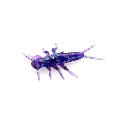 НІмфа Fishup Stonefly 0.75" #060 Dark Violet/Peacock & Silver