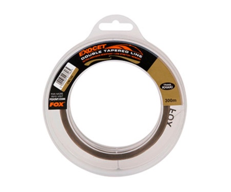 Леска FOX Exocet Double Tapered Trans Khaki 0,30–0,50 мм, 300 м