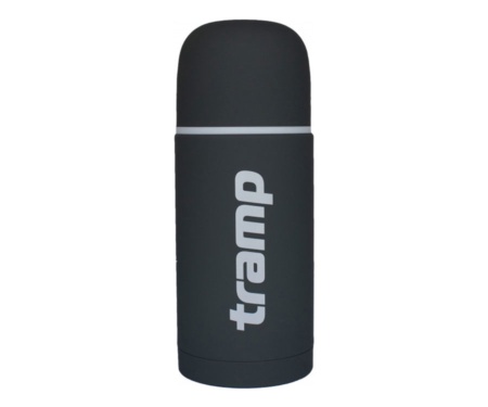 Термос Tramp Soft Touch 1л серый
