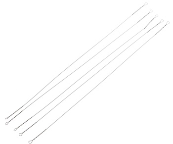 Поводок-скрутка Flagman Leader Wire 25см 5pcs 0.40мм #1