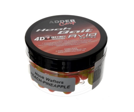 Бойли Adder Carp Avid Hook Wafters Peach Pineapple 8-12мм