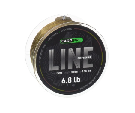 Леска Carp Pro Carp Fishing Line Camo 300м 0.309мм