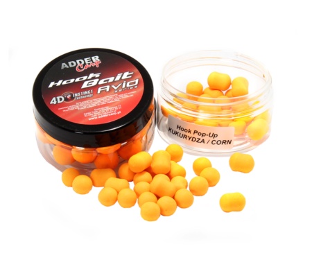 Бойли Adder Carp Avid Pop-Up Hook Boilies 10мм Corn