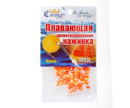 Пенопластовые шарики Corona fishing Мед (мини)