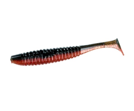 Силікон Angry Baits Shiner 3" Red Craw Dad UV