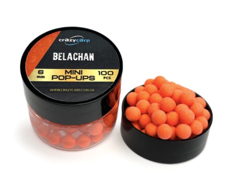 Бойли Crazy Carp Mini Pop-Ups Belachan 6мм