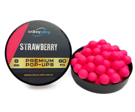 Бойли Crazy Carp Strawberry 8мм