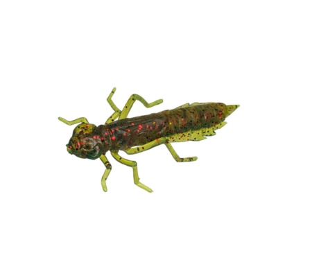 Німфа Fishup Dragonfly 1.7" #019 Motor Oil/Red