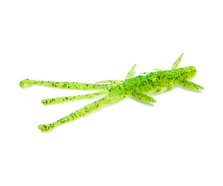 Мягкая приманка Fishup Shrimp 3" #026 Fluo Chartreuse Green