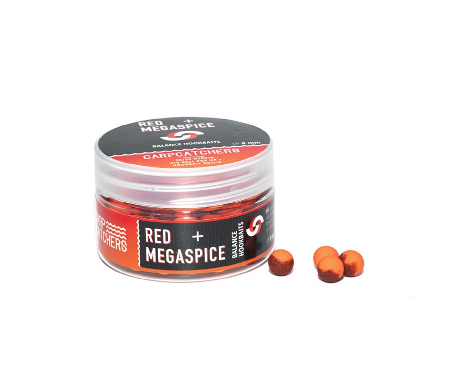 Бойлы Carp Catchers Balance Hookbaits Баланс Red&Megaspice 8мм
