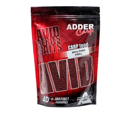 Пелетс Adder Carp Avid Mikro Pellet 2мм 300г Krill