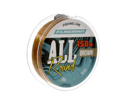 Леска Flagman All Round Fishing-Line 150м Brown 0.30мм