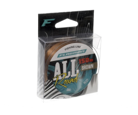 Леска Flagman All Round Fishing-Line 150м Brown 0.30мм