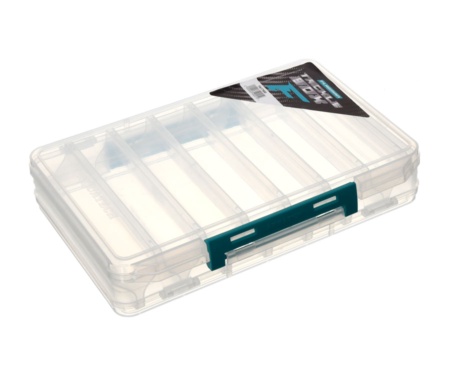 Коробка Flagman Tackle Box двусторонняя 14 отделений 275х195х55мм