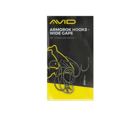 Крючки Avid Carp Armorok Wide Gape Barbed №4