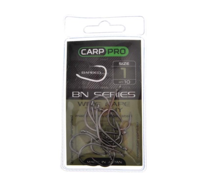 Гачки Carp Pro Black Nickel Wide Gape Trophy №1