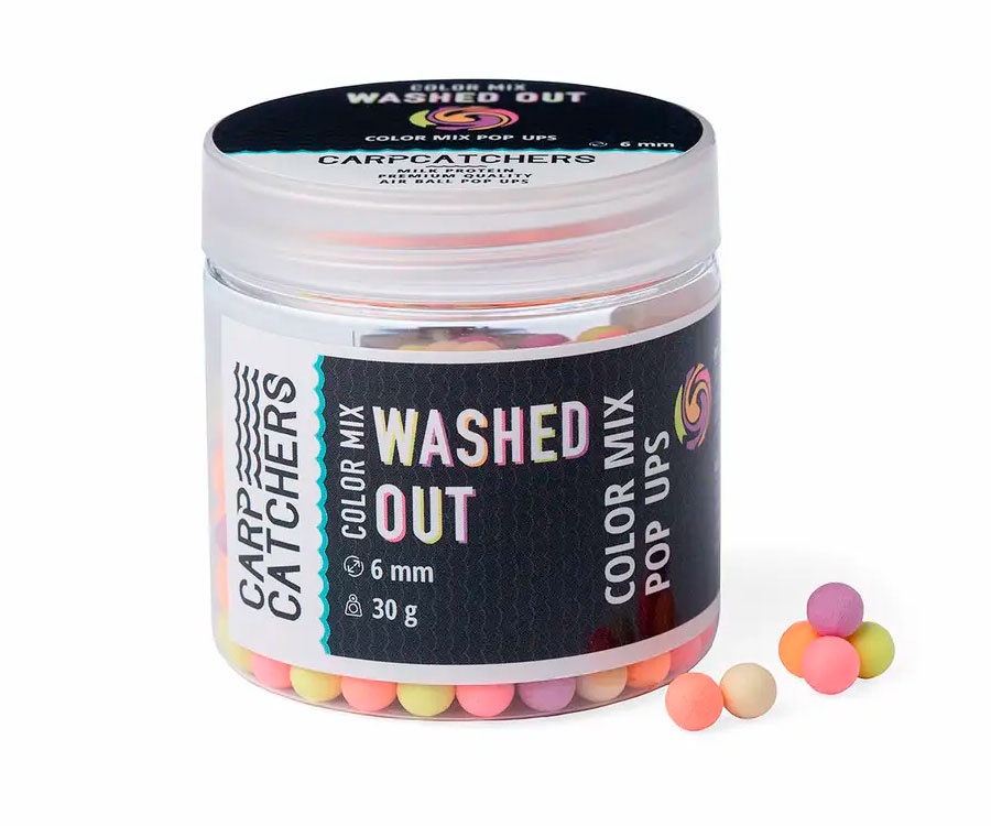 Бойли pop-up Carp Catchers Washed Out Color Mix 6мм