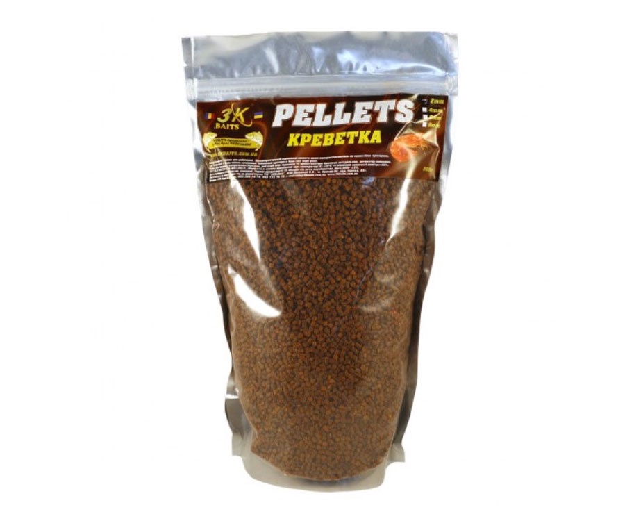 Пеллетс 3KBaits 2мм 800г креветка #1