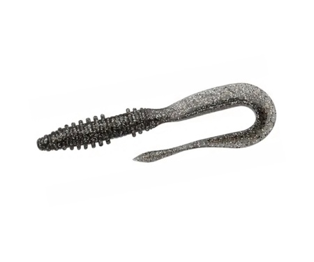 Силікон Keitech Mad Wag 7" 206S Smoke PP. Silver