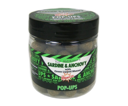 Бойли Dynamite Baits Pop-Ups Sardine & Anchovy 15мм