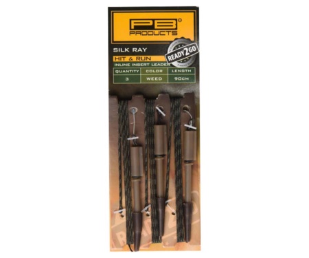 Готовая оснастка PB Products R2G SR Hit & Run Leadclip Leader 90 Weed
