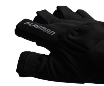 Перчатки Flagman SoftShell Fishing Gloves L #4