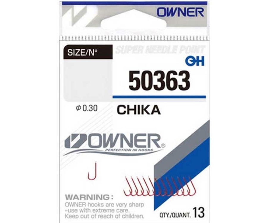 Крючки Owner 50363 Chika Red №16 #2