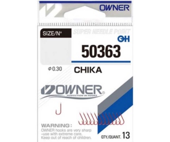 Крючки Owner 50363 Chika Red №16 #2