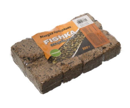 Макуха пресована Fishka 300г Конопля