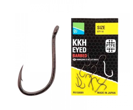 Гачки Preston KKH Eyed Barbed №8