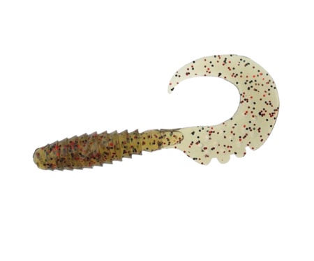 Силікон Fishup Fancy Grub 1" #045 Green Pumpkin Red Black