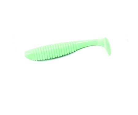 Силікон Angry Baits Shiner 3" Green Milk UV