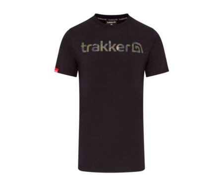 Футболка Trakker CR Logo T-Shirt Black Camo XXL