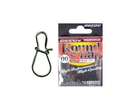 Застежки Decoy Round Snap №1.5, 24 lb (13 шт.)